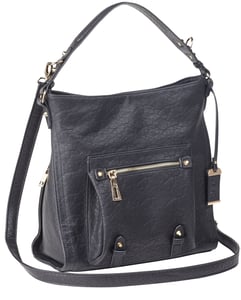 BULLDOG HOBO ANNA PURSE BLK | 672352011487
