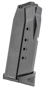 SW MAGAZINE MP40 COMPACT W/FINGER REST 10RD BLACK  | NA | 022188132373