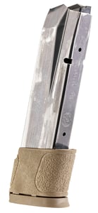 SW MAGAZINE MP45 14RD W/FINGER EXT. BLACK/BROWN BAS  | .45 ACP | 022188134995