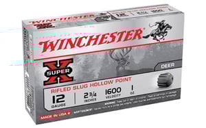 WINCHESTER SUPER-X 12GA 2.75 Inch 1OZ RIFLED SLUG 5RD 50BX/CS  | 12GA | 020892000414