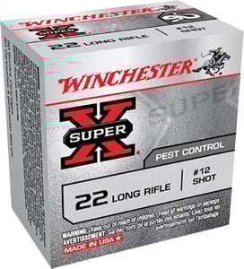 WINCHESTER SUPER-X SHOTSHELL 22LR 12 SHOT 50RD 100BX/CS  | .22 LR | 020892100312