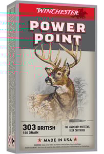 WINCHESTER SUPER-X 303 BRITISH 180GR POWER POINT 20RD 10BX/CS  | .303 BRITISH | 020892200371