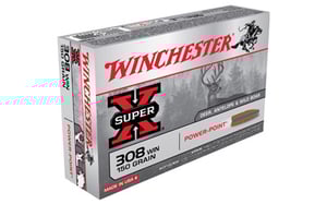WINCHESTER SUPER-X 308 WIN 150GR POWER POINT 20RD 10BX/CS  | 7.62x51mm NATO | 020892200395