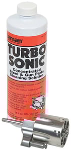 LYMAN TURBO SONIC GUN PARTS CLEANING SOLUTION 16OZ BOTTLE | 011516717078