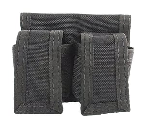HKS DOUBLE SPEEDLOADER POUCH NYLON BLACK FITS ALL LOADERS | 088652010011