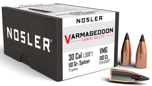 NOSLER BULLETS 30 CAL .308 110GR VARMAGEDDON TIPPED 100CT | 054041340571