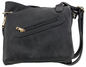 BULLDOG CONCEALED CARRY PURSE CROSS BODY STYLE BLACK | 672352009392