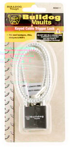 BULLDOG KEYED CABLE TRIGGER LOCK W/ KEY SINGLE PACK | 672352009309