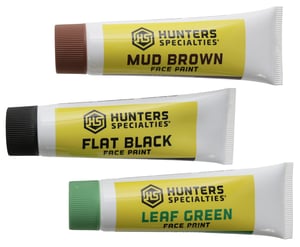 HS FACE PAINT CREME TUBE KIT WOODLAND-BROWN,GREEN,BLACK | 021291002689