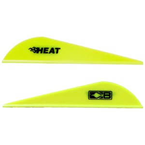 BOHNING HEAT VANE 2.5 Inch SOLID NEON YELLOW 36PK | 010847226334