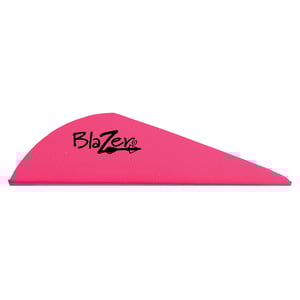BOHNING BLAZER VANES 2 Inch SOLID HOT PINK 100PK | 010847207234
