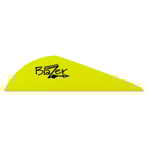 BOHNING BLAZER VANES 2 Inch SOLID NEON YELLOW 100PK | 010847222237