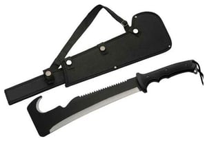 SZCO RITE EDGE 14 Inch TACTICAL MACHETE W/WRIST LANYARD | 801608015614