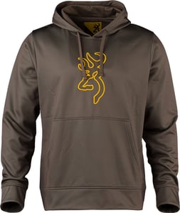 BROWNING TECH HOODIE LS MAJOR BROWN X-LARGE | 023614985617