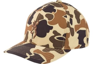 BROWNING CAP CUPPED UP 110 SNP BACK VINTAGE TAN BUCKMARK OSFM | 023614969174