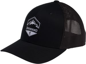 BROWNING CAP MOUNTAIN BUCK LOGO BLK W/PTCH BCKMK LOGO ADJ | 023614951018