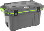 PELICAN COOLER IM 70 QUART ELITE DARK GRAY/GREEN TRIM | 825494068684