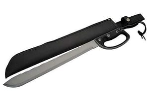SZCO RITE EDGE 19 Inch RUBBER GRIP MACHETE 24.75 Inch OVERALL LENGTH | 801608068139