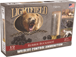 LIGHTFIELD 12GA 2.75 Inch 21-BALL RUBBER BUCKSHOT 5RD 10BX/CS  | 12GA | 784268813144