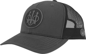BERETTA CAP JS TRUCKER CIRCLE PATCH MESH BACK CHARCOAL/BLACK | 082442941592