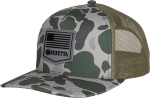 BERETTA CAP PM TRUCKER R 112 RUBBER PATCH GREEN DUCK CAMO | 082442966502