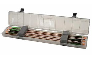 MTM COMPACT ARROW CASE HOLDS UP TO 18 ARROWS CLEAR SMOKE | 026057850481