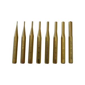 GRACE USA PUNCH SET ROLL PIN PUNCH SET OF 8 BRASS | 731940876546
