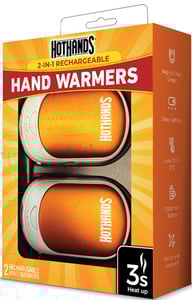 HOTHANDS 2-IN-1 RECHARGEABLE HAND WARMERS 2 WARMERS 10 HOUR | 094733163651