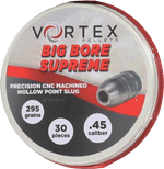 HATSAN VORTEX BIG BORE SUPREME 45 295GR HP 30 PER TIN  | .45 ACP | 817461016477