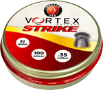 HATSAN VORTEX STRIKE PELLETS 35 81.02GR 100 PER TIN  | .35 REM | 817461015883