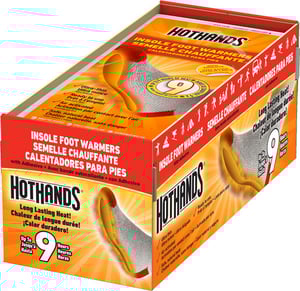 HOTHANDS INSOLE FOOT WARMER 16 PAIRS 9 HOUR W/ ADHESIVE | 00094733110037