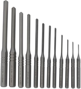 GRACE USA ROLL PIN PUNCH SET STEEL 12PC W/VINYL POUCH | 731940217677