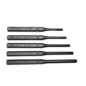 GRACE USA PUNCH SET ROLL PIN HOLDER SET OF 5 STEEL | 731940217554