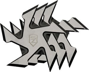 SZCO SIERRA ZULU 4 Inch BUZZSAW THROWING STAR SET 3PACK W/SHTH | 801608156003