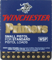 WINCHESTER PRIMERS SMALL PISTOL 5000 PACK CASE | 00020892300170