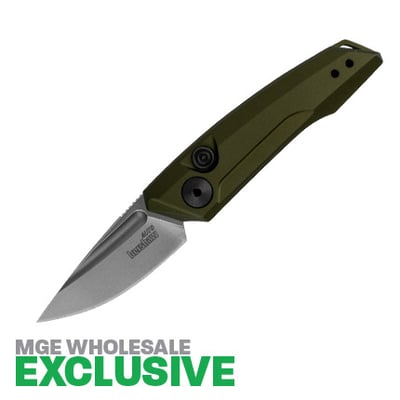 Kershaw Launch 9 SW/PL 1.9 Inch Drop point CPM154 Olive Aluminum Handle  MGE Exclusive | 087171056050