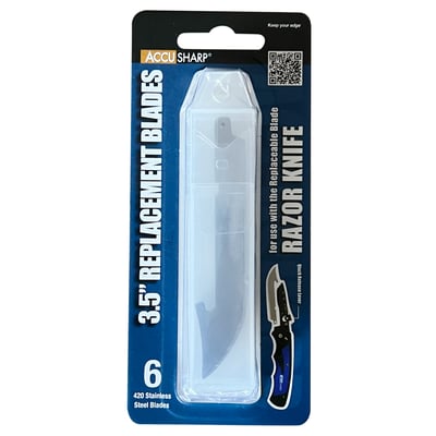 ACCUSHARP 3.5 Inch REPLACEMENT BLADES BL | 015896007446