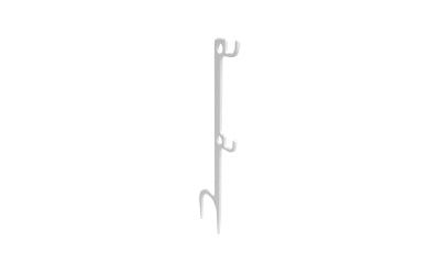 B/C STEEL TARGET HANGER WHITE 2 HOOK | 888151082898