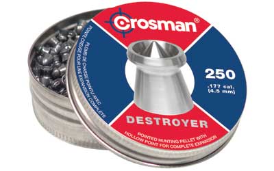 CROSMAN DESTROYER .177 POINT/DISHED  | .177 PEL | 028478128354