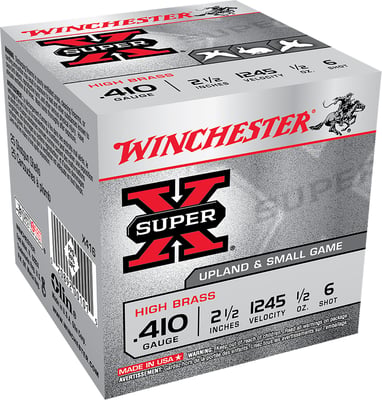 WINCHESTER SPR-X HB GL 410 21/2 6 25RD BX 250RD CASE  | .410GA | 020892001015