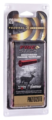 FEDERAL 120GR FIRESTICK TRIPLE 8 10 RD/BX 10 BX/CS  | .50 BLACKPOWDER | 604544661293