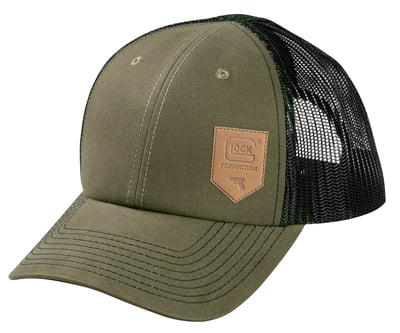GLOCK CHINO MESH HAT GREEN | 764503045578