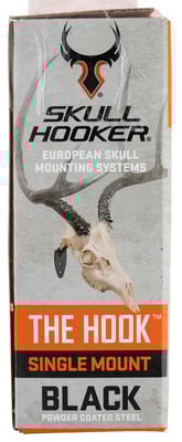 SKULL HOOKER FLUSH WALL MOUNT BLK | 888151030370