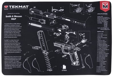 TEKMAT PISTOL MAT SW MP BLK | 612409971104