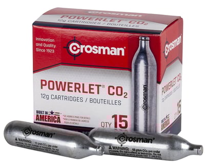 CROSMAN CO2 CARTRIDGE 15/CT | 028478123571