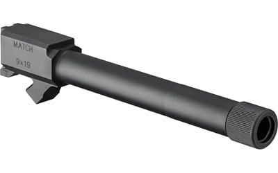 XDM 9mm Threaded Barrel For use in any 4.5 Inch XD-M or XD-M Elite pistol configuration Black Melonite finish .5x28 Threading 110 Twist Rate  | 9x19mm NATO | 706397962890