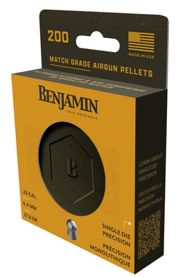 BENJAMIN 25CAL 27.8GR DOMED PELLET | 028478155350