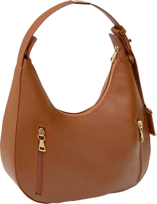 BULLDOG HOBO STYLE BAG COGNAC | 672352016819