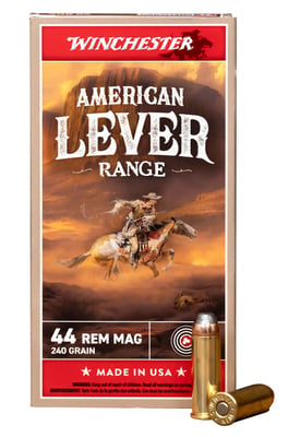 WINCHESTER 44 REM MAG JSP AMERICAN LEVER MAWI 240 GR 50RD/BX 10BX/CS  | .44 MAG | 020892030466