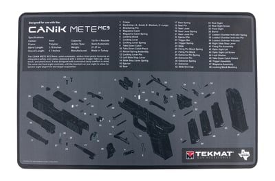 TEKMAT CANIK MC9 GUN CLEANING MAT | 198954014713
